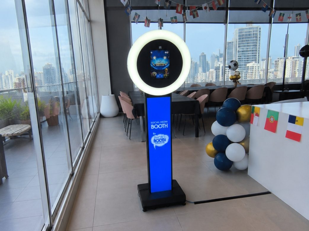 Social Photo Booth con inteligencia artificial en un evento